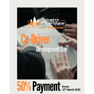 Co-Driver Development Day - Half Payment Installment 