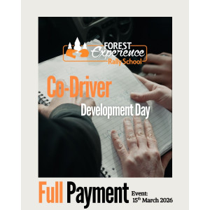 Co-Driver Development Day - Sunday 15th March 2026 (Full Payment Option)
